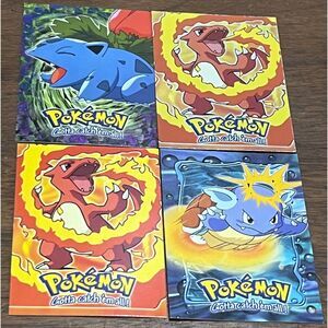 Vintage 1999 Topps Pokemon The First Movie Stage 2 (4 cards)